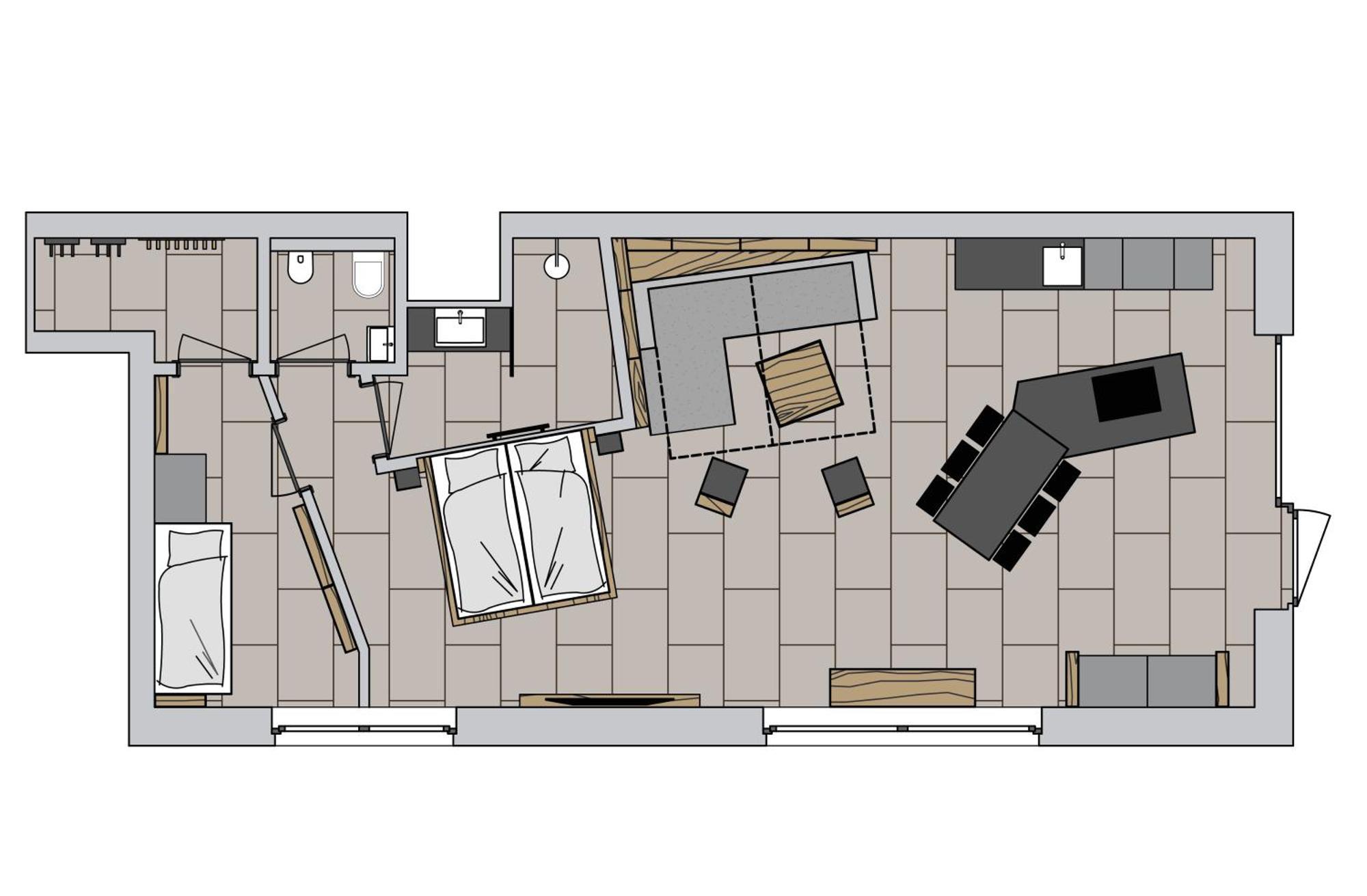Appartement Bretterbude Заалбах-Хинтерглем Екстериор снимка